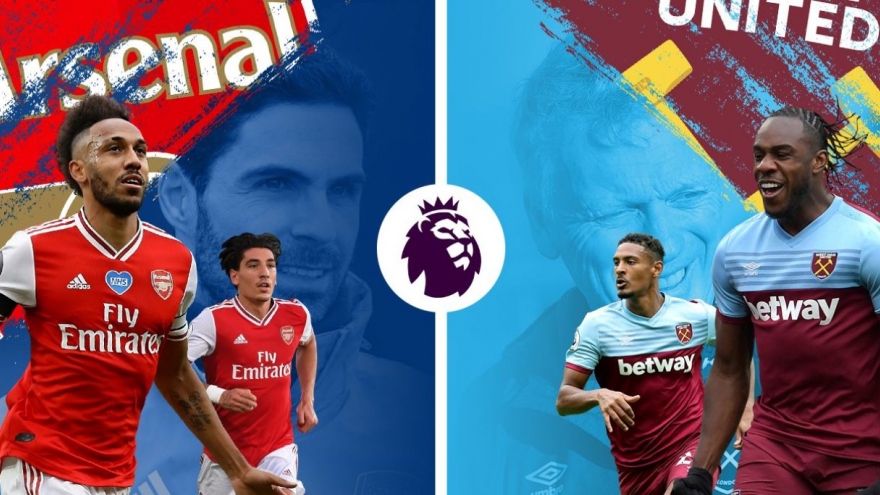 Đội hình dự kiến của Arsenal trước West Ham: Willian "tiếp đạn" cho Aubameyang